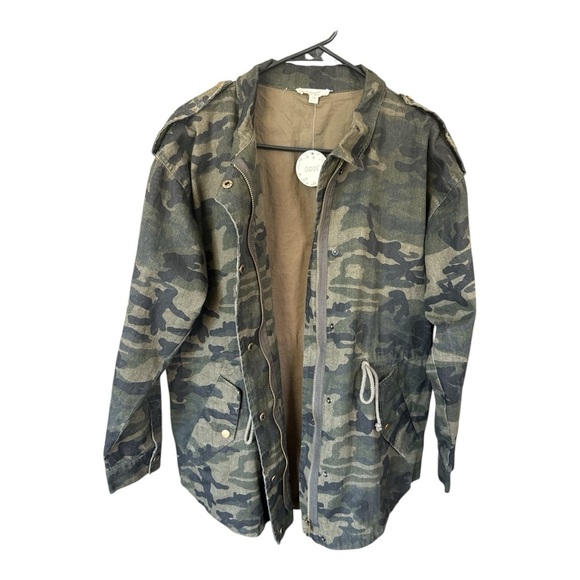 Oddi Women’s Camo Camouflage Utility Jacket Size Small NWT Oddy - Picture 2 of 10